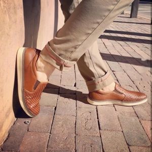 johnston and murphy mcguffey woven slip on